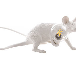Lampe de table Mouse Lie Down #3 / Souris allongée – Seletti