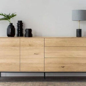 Buffet Ethnicraft, 2 portes / 3 tiroirs