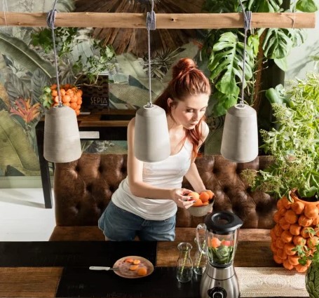 Suspension Béton 3 Branches – Image 3