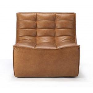 Fauteuil N701 Ethnicraft Cuir Old Saddle