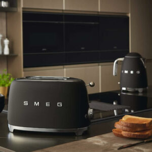 Toaster SMEG 2 Tranches Noir Mat