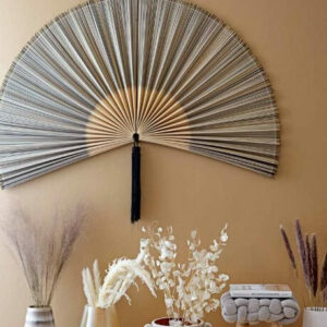 Éventail mural en bambou
