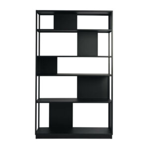 Bibliothèque en métal noir