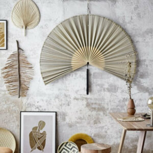 Éventail mural en bambou