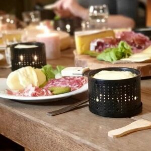 Raclette à la bougie pour 2 personnes