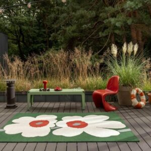 Tapis Unikko Marimekko 160×230 cm IN/OUTDOOR