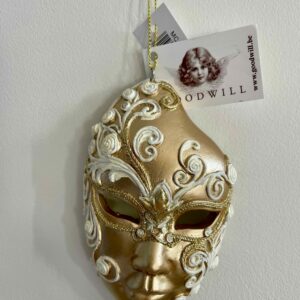 Ornement masque vénitien Goodwill