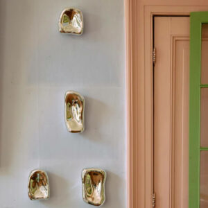 Set de 4 sculptures chrome HK Living