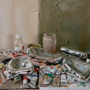 Set de 4 sculptures chrome HK Living